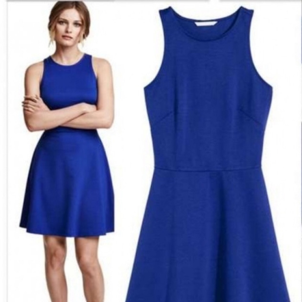 Royal blue H&M dress